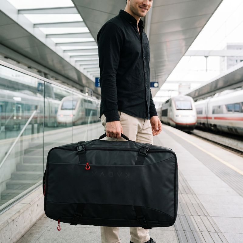 Geantă de voiaj mare KADVA Mons 100 l negru 16