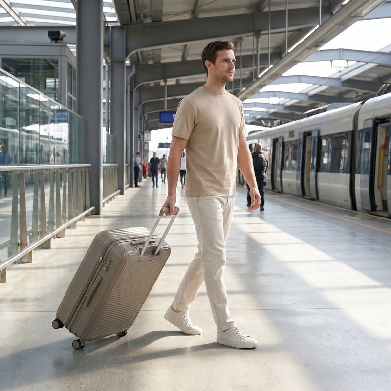 Geantă de voiaj mare KADVA Palero 95 l bej 18