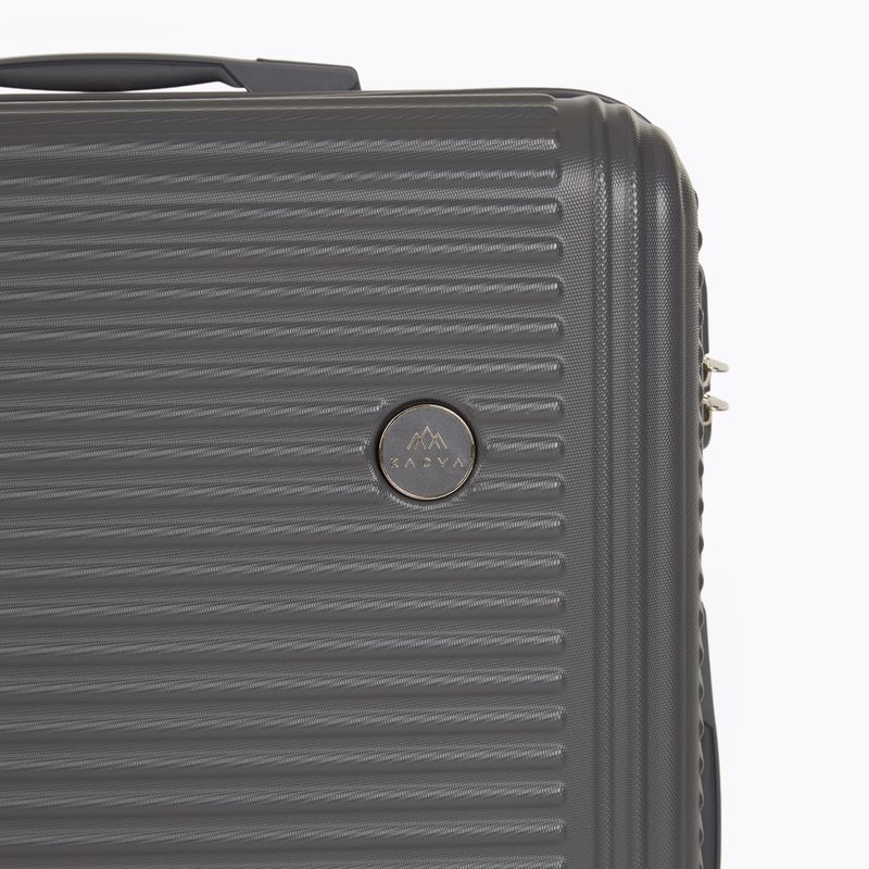 Geantă de voiaj mare KADVA Palero 95 l gri 8