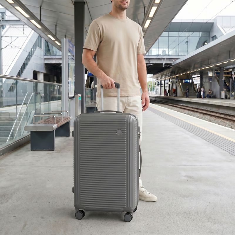Geantă de voiaj mare KADVA Palero 95 l gri 15