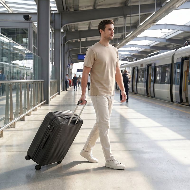 Walizka podróżna duża KADVA Palero 95 l czarny 18
