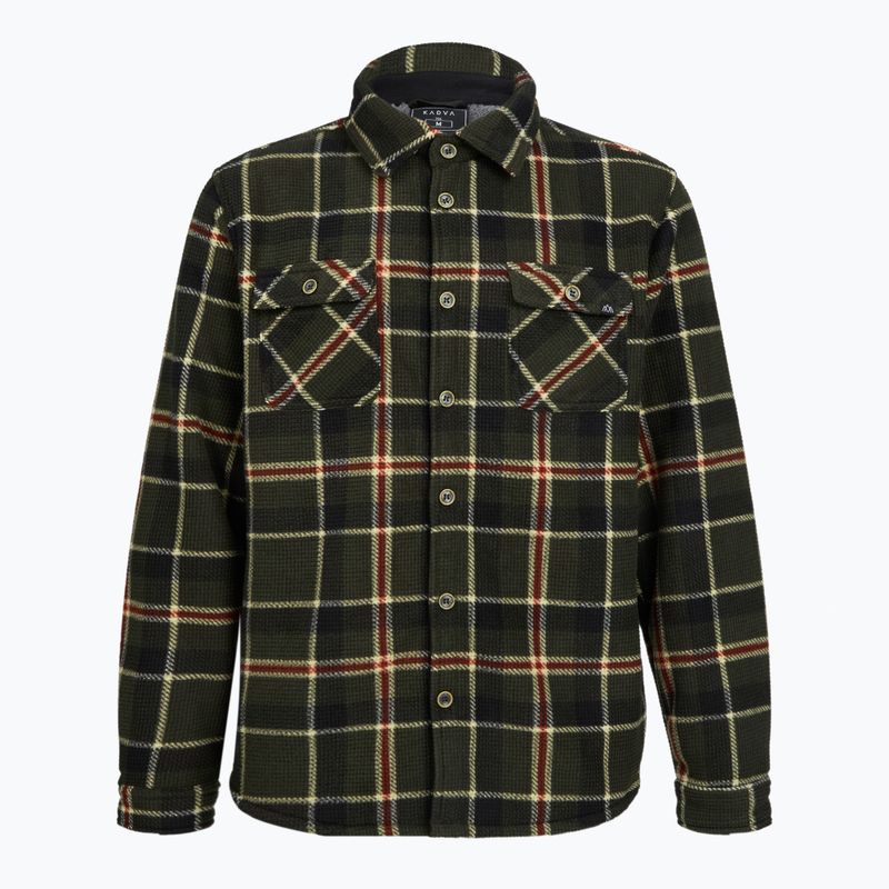 Bluza de drumeție pentru bărbați KADVA Walkora verde 9