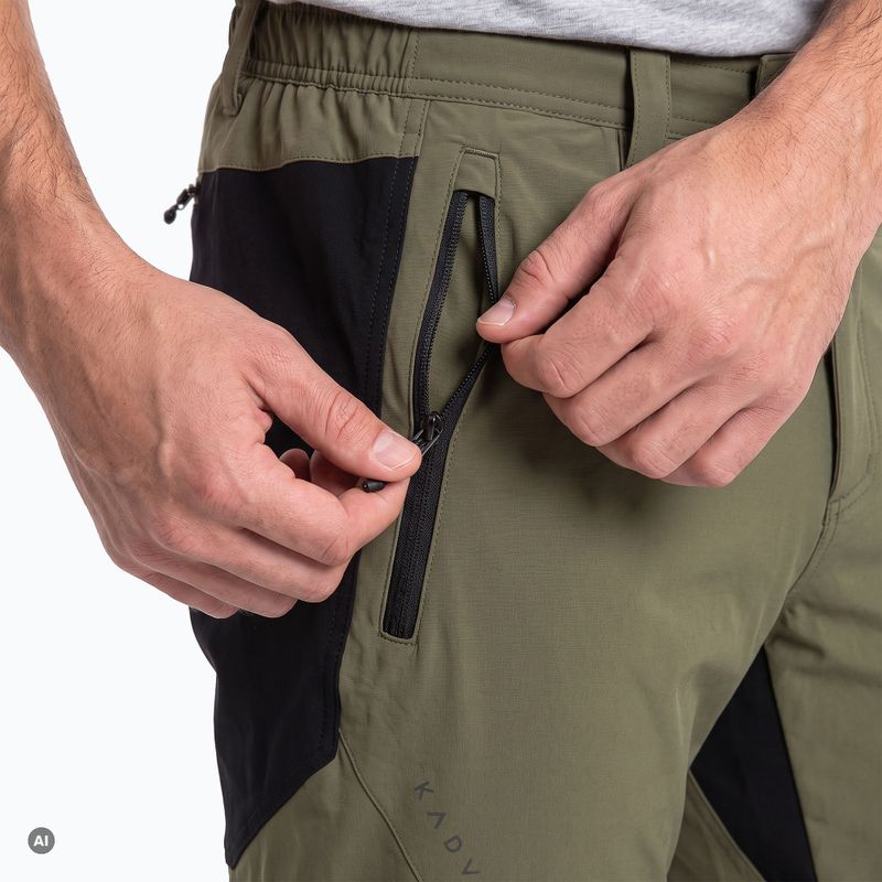 Pantaloni de drumeție pentru bărbați KADVA Woodsy verde 4