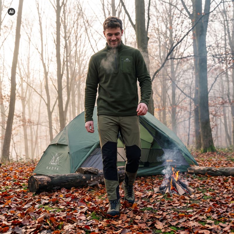 Bluza polar pentru bărbați KADVA SumGear verde 7