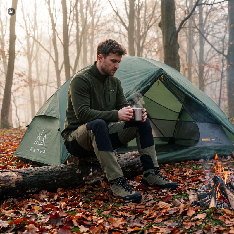 Bluza polar pentru bărbați KADVA SumGear verde 8