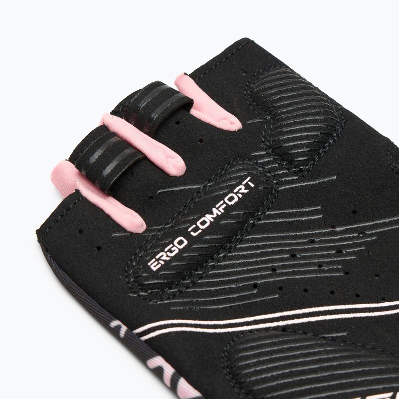 Manuși de ciclism pentru femei ATTABO Vito WMNS gel shock proof roz/negru 4