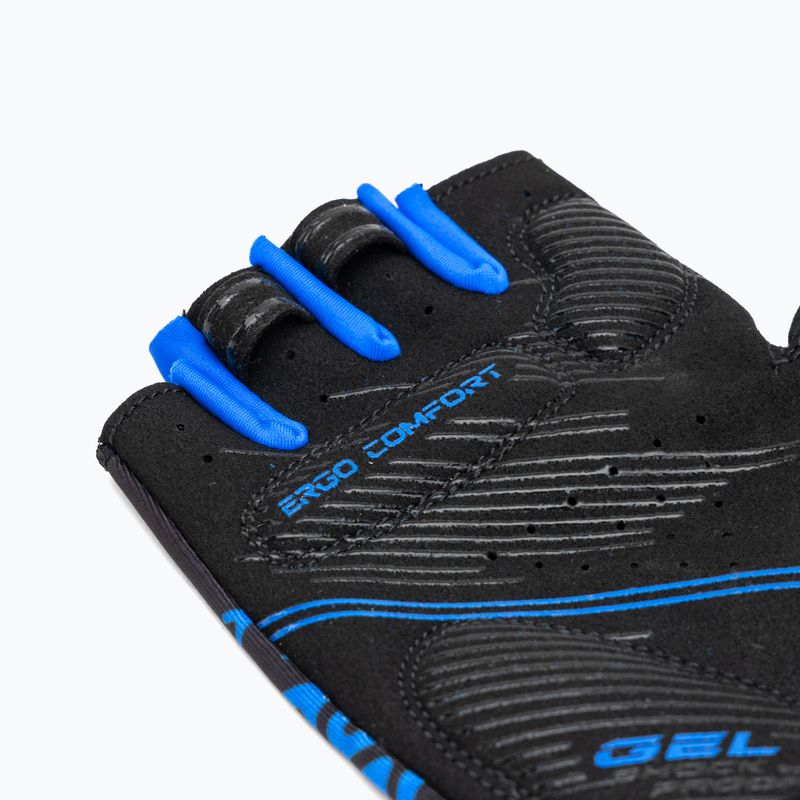 Manuși de ciclism ATTABO Vito gel shock proof albastru/negru 4
