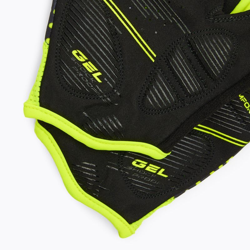 Manuși de ciclism ATTABO Vito gel shock proof lime/negru 5