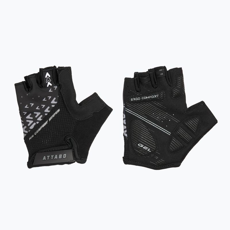 Manuși de ciclism pentru copii ATTABO Vito JRB gel shock proof negru