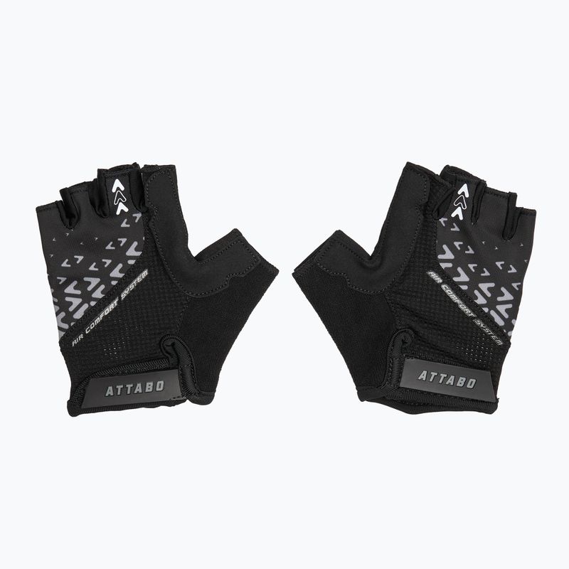 Manuși de ciclism pentru copii ATTABO Vito JRB gel shock proof negru 2