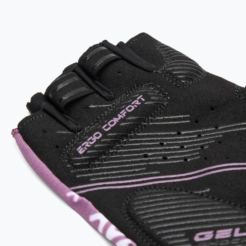 Manuși de ciclism pentru copii ATTABO Vito JRG gel shock proof roz/negru 7