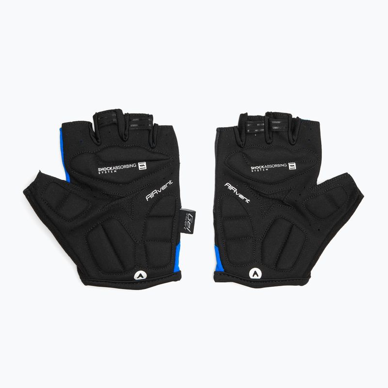 Manuși de ciclism ATTABO Kinu Pro shock absorbing system albastru/negru 3