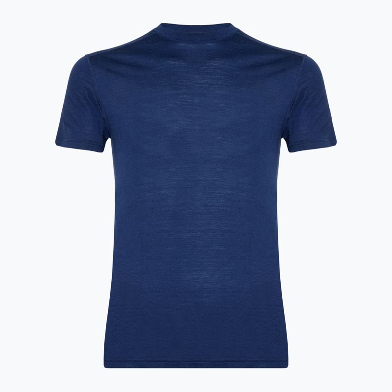 Tricou termoactiv pentru bărbați WOOLCANO Merino 100% TEE0546 albastru marin 3