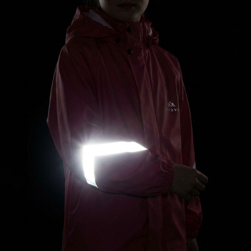 Geacă de ploaie pentru copii KADVA AquaLock JR pink 8