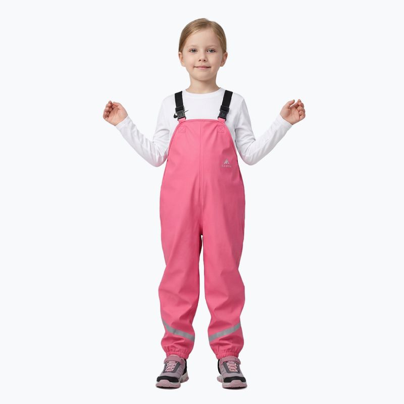 Pantaloni de ploaie pentru copii KADVA AquaLock JR membrană 5000 roz 3