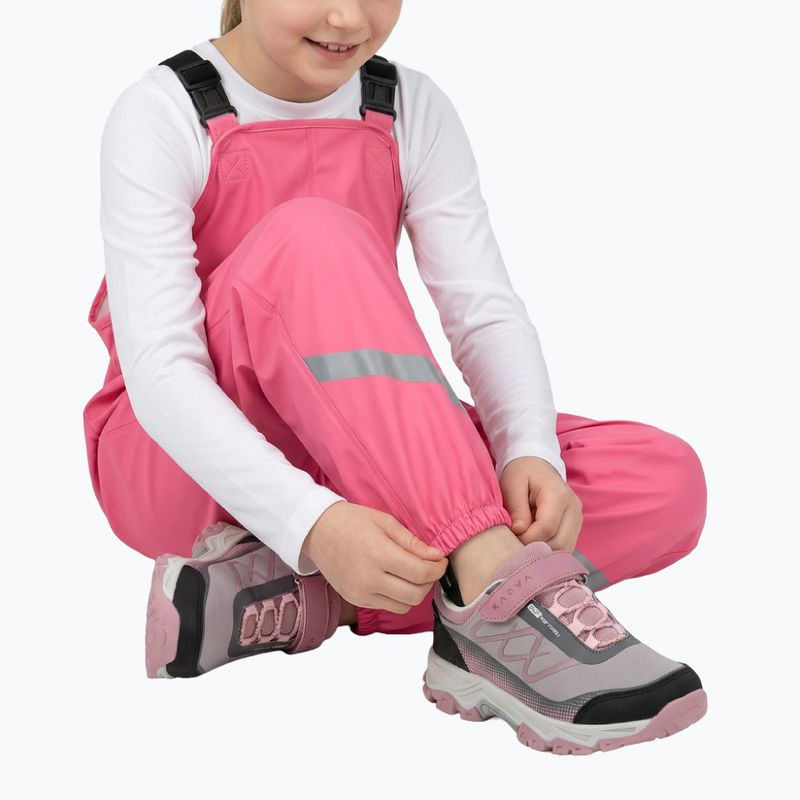Pantaloni de ploaie pentru copii KADVA AquaLock JR membrană 5000 roz 4