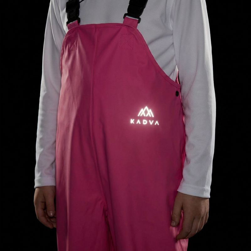 Pantaloni de ploaie pentru copii KADVA AquaLock JR pink 6