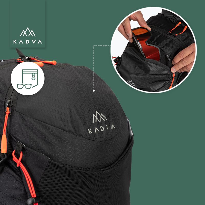 Rucsac turistic KADVA Aventura 22 l negru 23