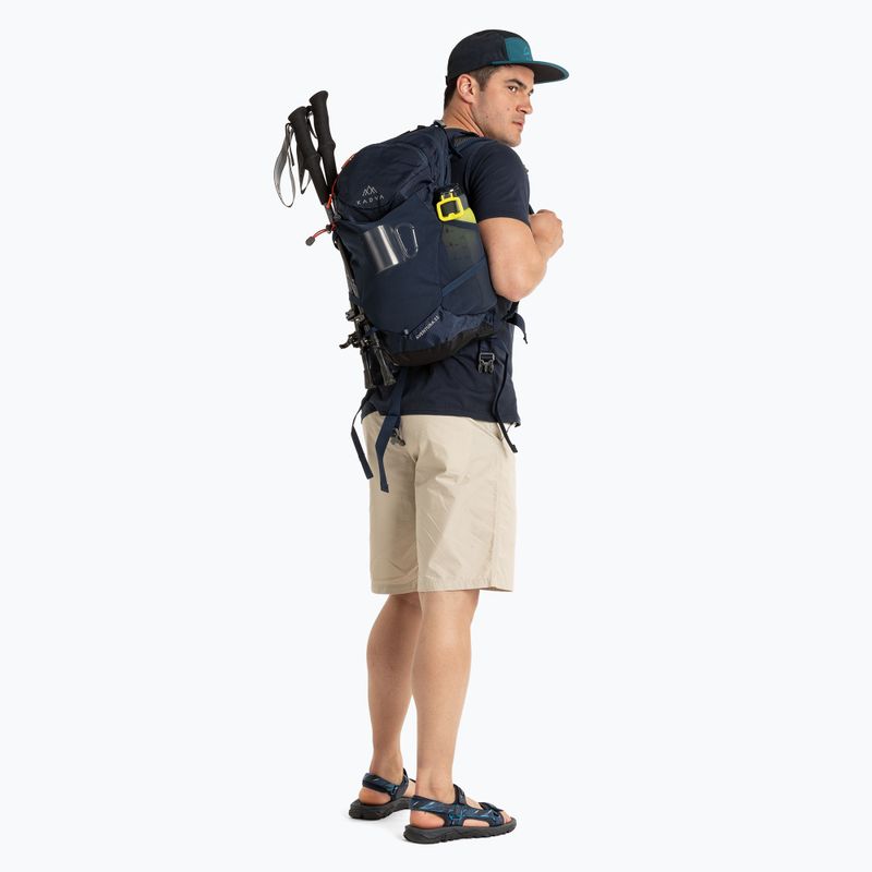 Rucsac turistic KADVA Aventura 22 l albastru oțel 16