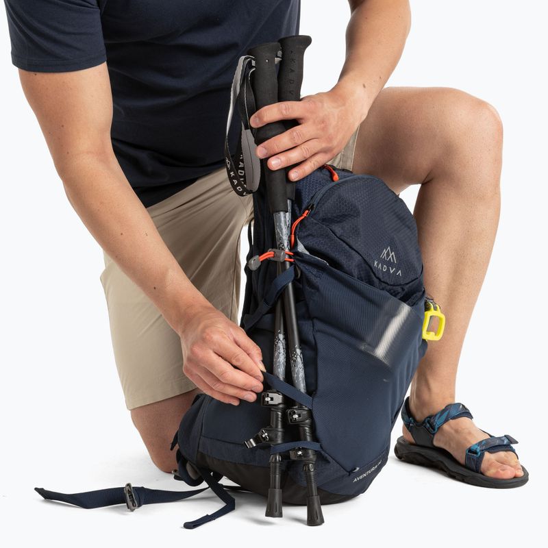 Rucsac turistic KADVA Aventura 22 l albastru oțel 18