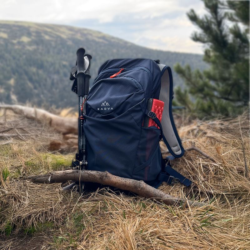 Rucsac turistic KADVA Aventura 22 l albastru oțel 13