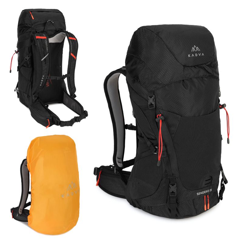 Rucsac de trekking KADVA Sendero 35 l negru 20