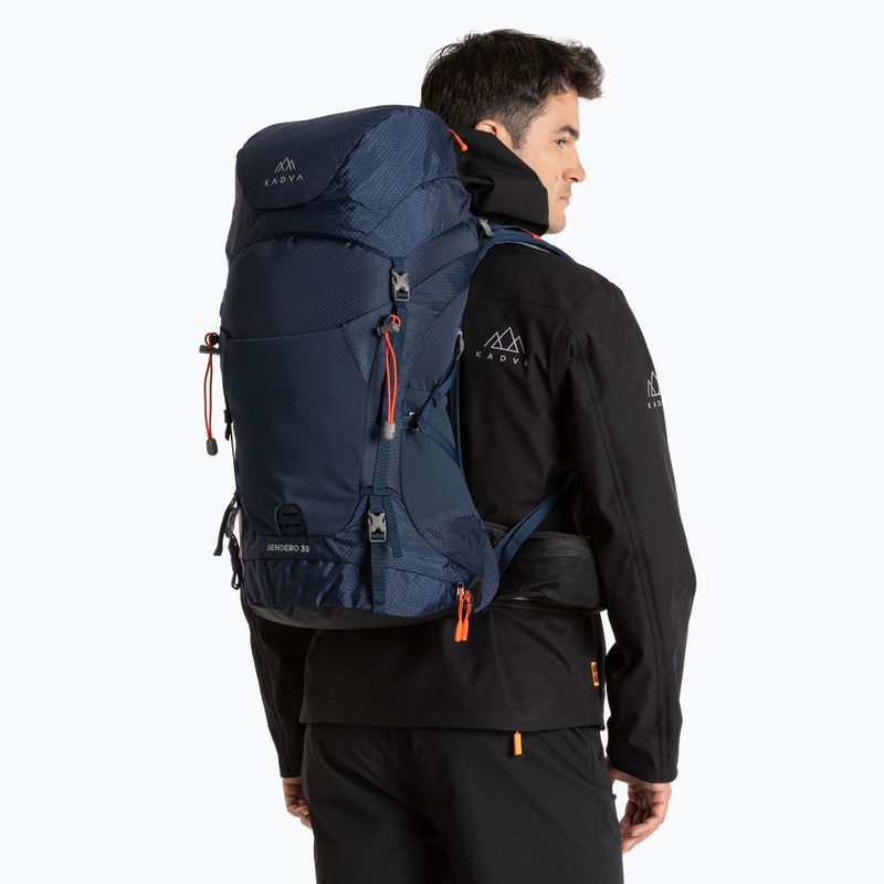 Rucsac de trekking KADVA Sendero 35 l albastru oțel 2