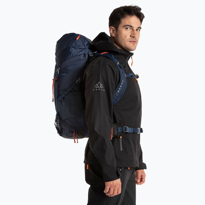 Rucsac de trekking KADVA Sendero 35 l albastru oțel 12