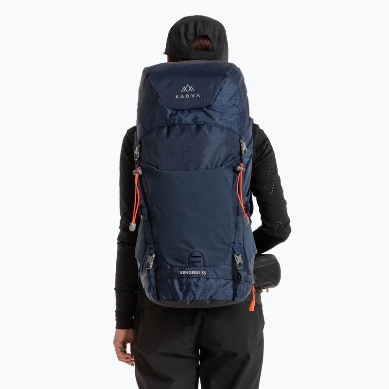 Rucsac de drumeție KADVA Sendero 35 l albastru oțel 20