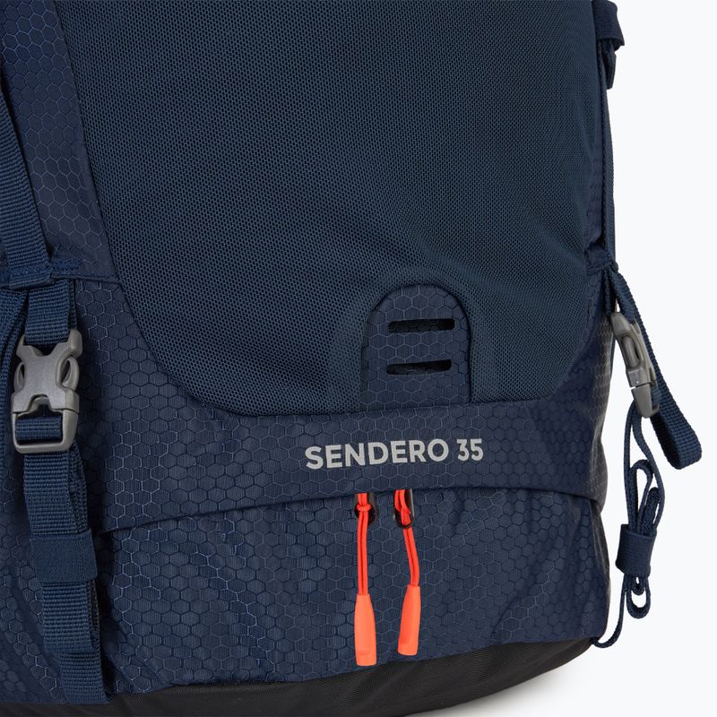 Rucsac de trekking KADVA Sendero 35 l albastru oțel 5