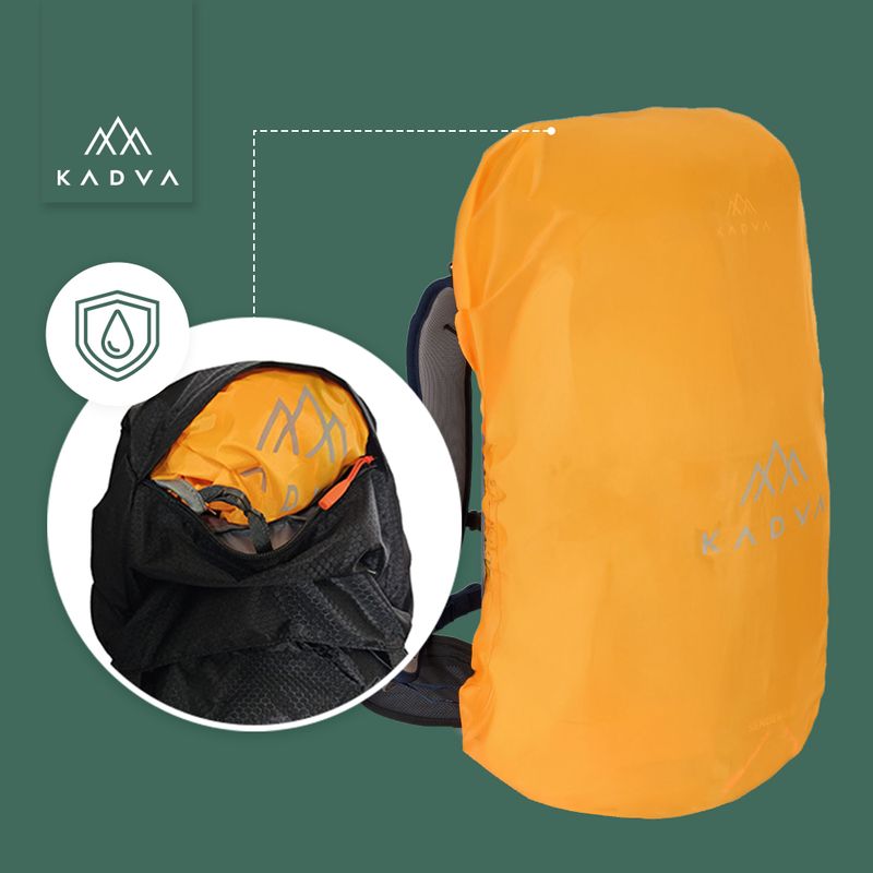 Rucsac de trekking KADVA Sendero 35 l albastru oțel 28