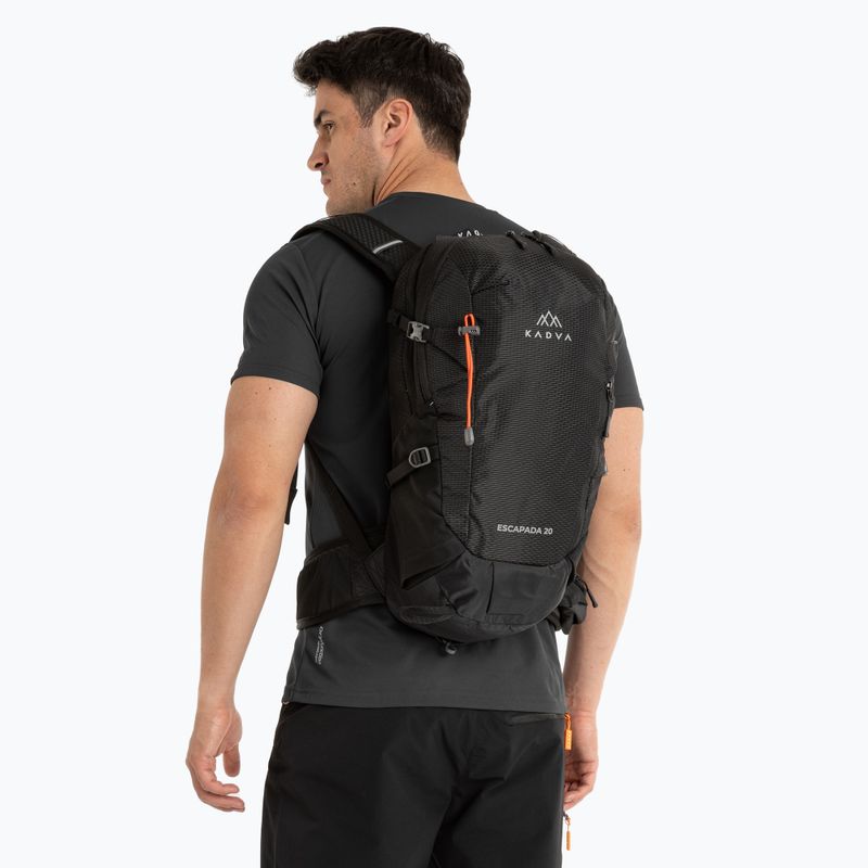 Rucsac turistic KADVA Escapada 20 l negru 17