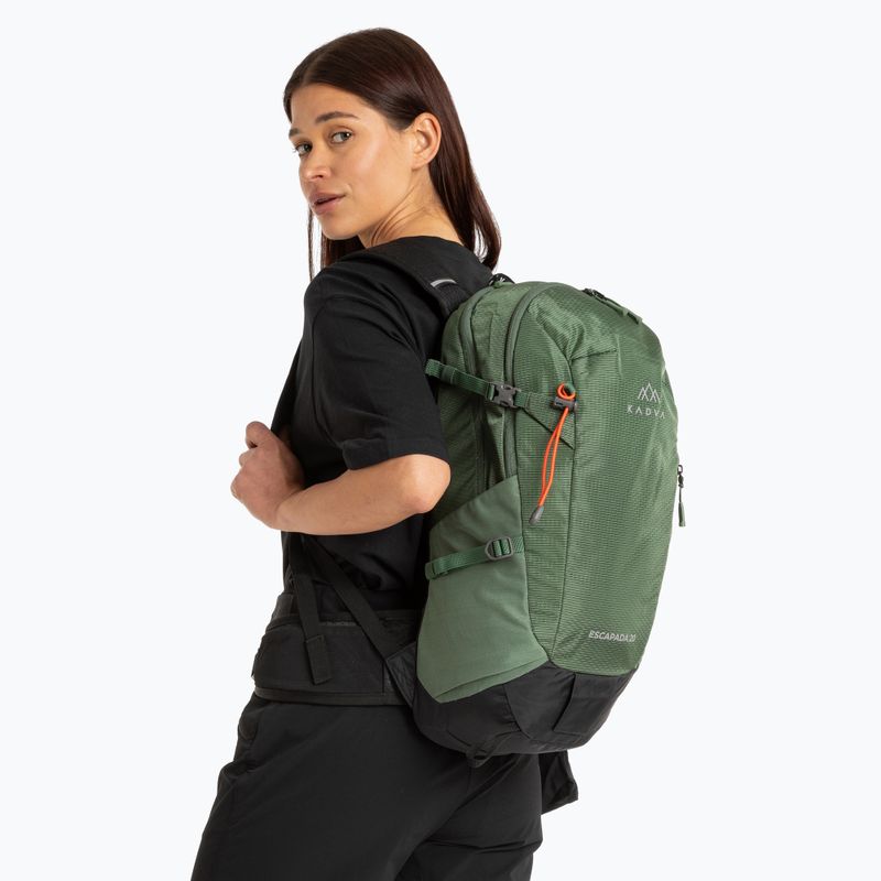 Rucsac turistic KADVA Escapada 20 l verde 10