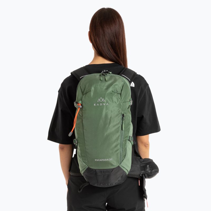 Rucsac turistic KADVA Escapada 20 l verde 11