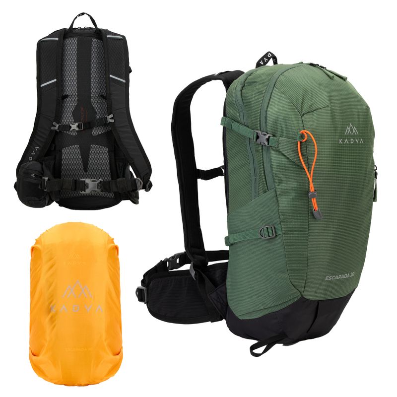Rucsac turistic KADVA Escapada 20 l verde 14