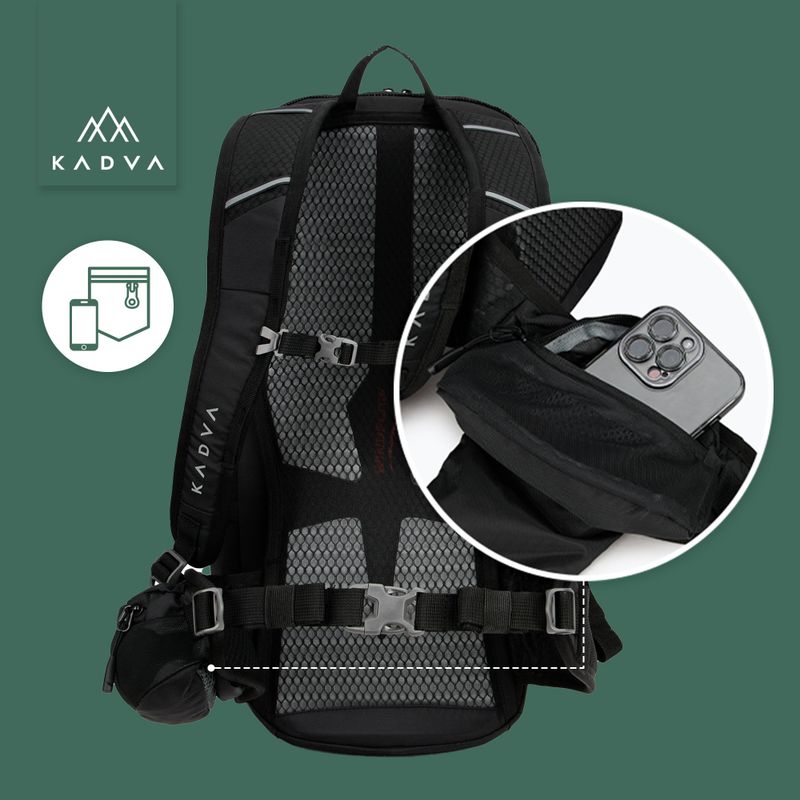 Rucsac turistic KADVA Escapada 30 l negru 26