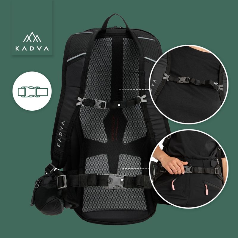 Rucsac turistic KADVA Escapada 30 l negru 27