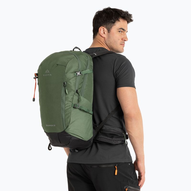 Rucsac turistic KADVA Escapada 30 l verde 2