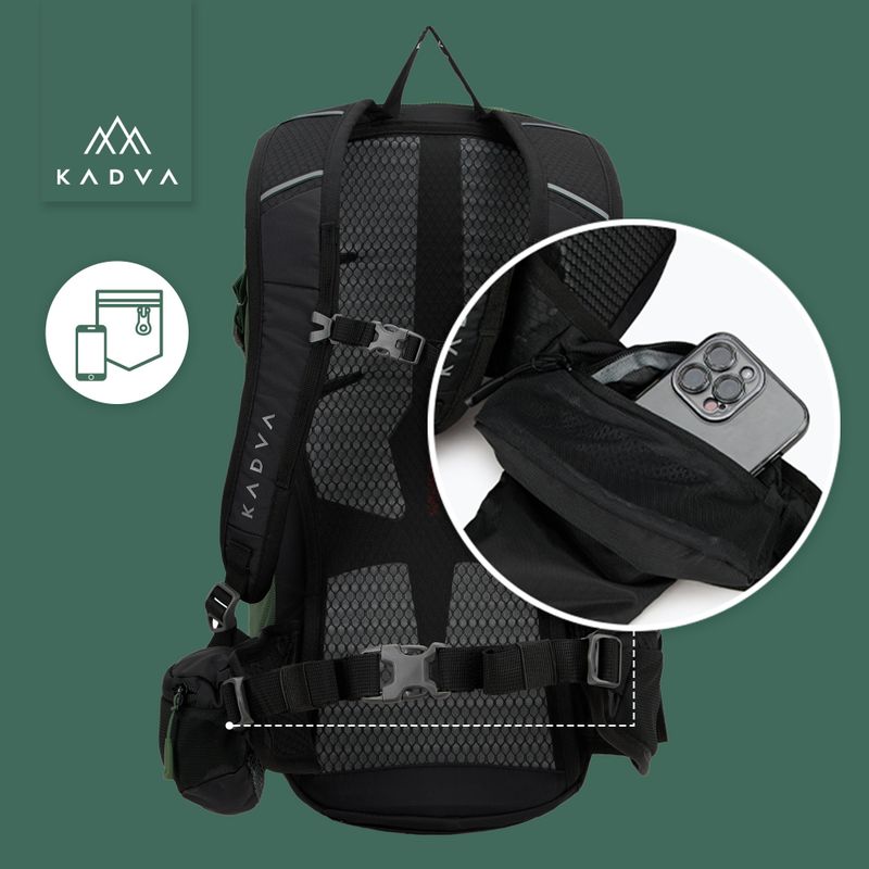Rucsac turistic KADVA Escapada 30 l verde 29