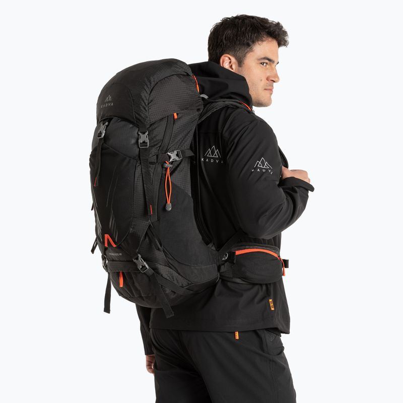 Rucsac de drumeție KADVA Vagabundo 40 l negru 2