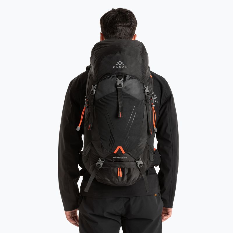 Rucsac de drumeție KADVA Vagabundo 40 l negru 11