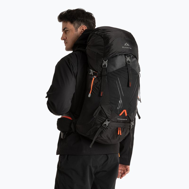 Rucsac de drumeție KADVA Vagabundo 40 l negru 12