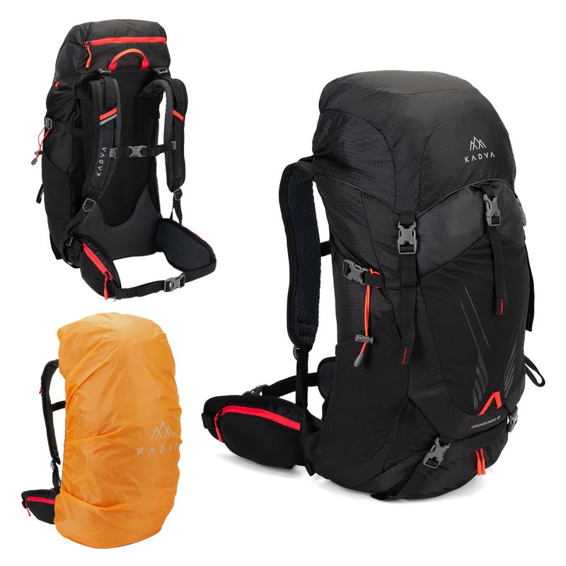 Rucsac de drumeție KADVA Vagabundo 40 l negru 23