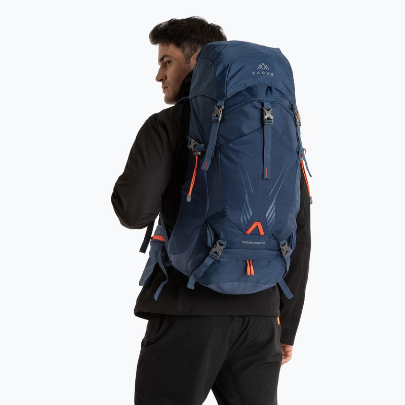 Rucsac de drumeție KADVA Vagabundo 40 l albastru 11