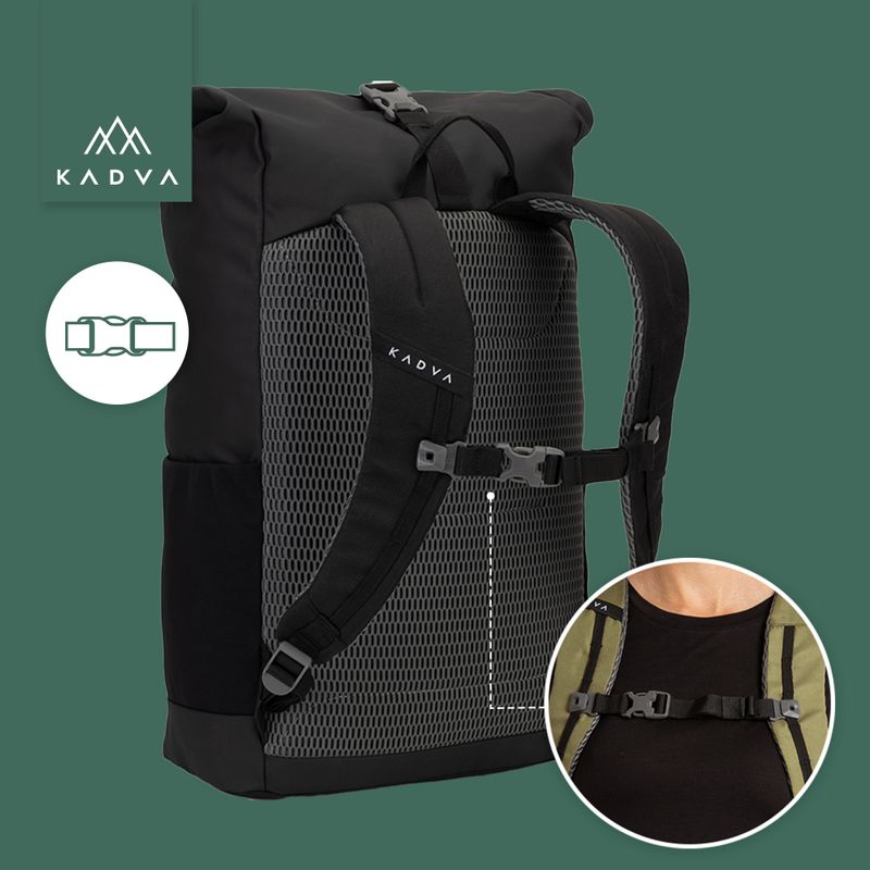 Rucsac urban KADVA Companion 20 l negru 8