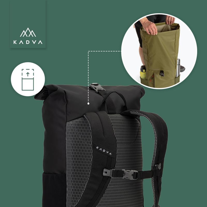 Rucsac urban KADVA Companion 20 l negru 10
