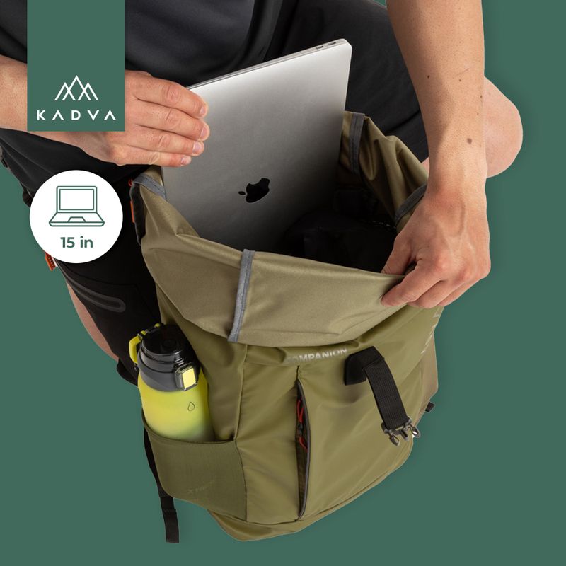 Rucsacul urban KADVA Companion 20 l kaki 20