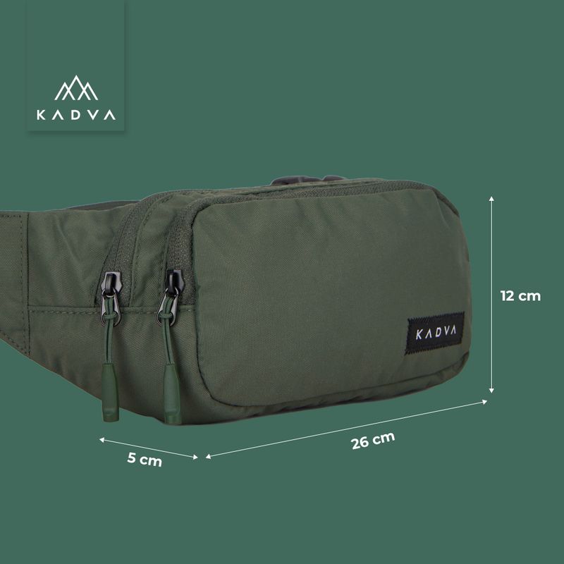 Borseta tip borsetă KADVA CityQuest verde 6