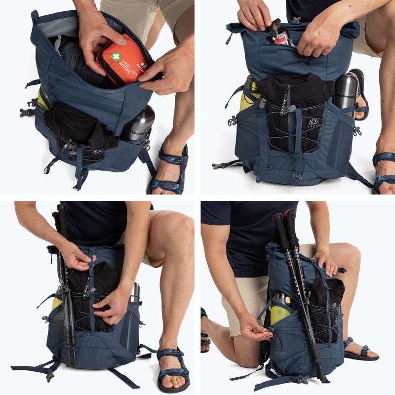 Rucsac de oraș KADVA CityQuest 22 l albastru marin 17