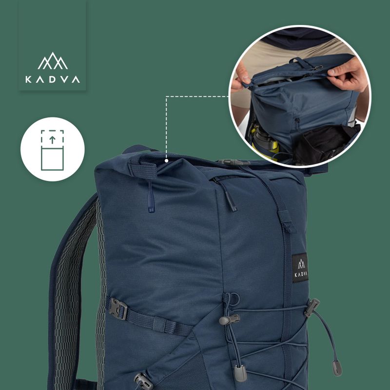 Rucsac de oraș KADVA CityQuest 22 l albastru marin 24